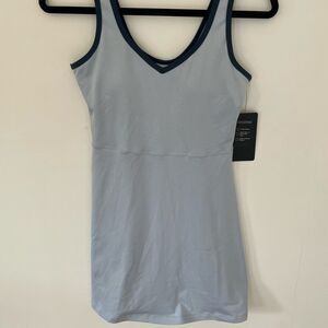 NWT Move Theology Workout Two Piece Set Built-In Bra dress with short XS